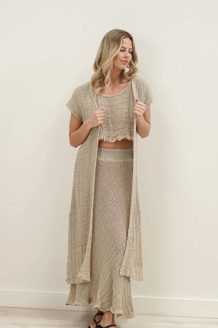 Marzia Sleeveless Kimono