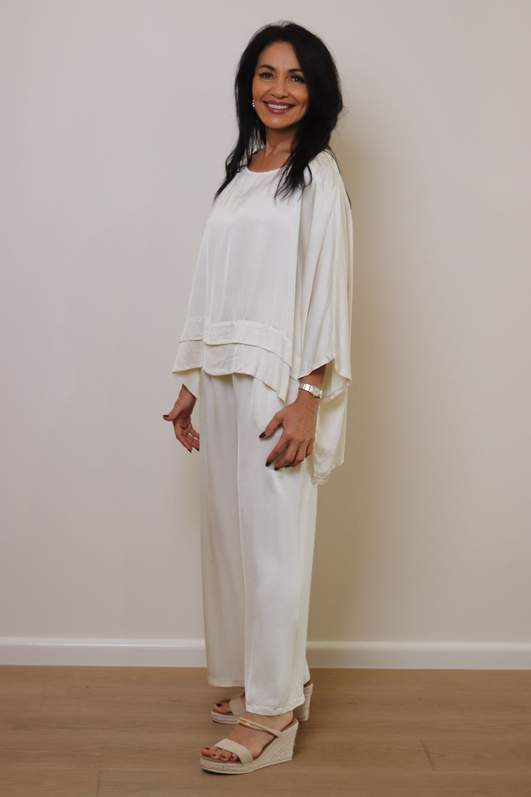 Karly Satin Blend Pants