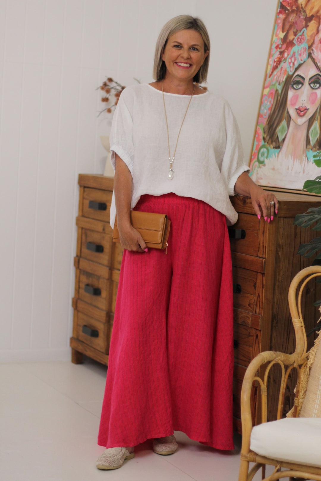 Kristie Top Pin Stripe