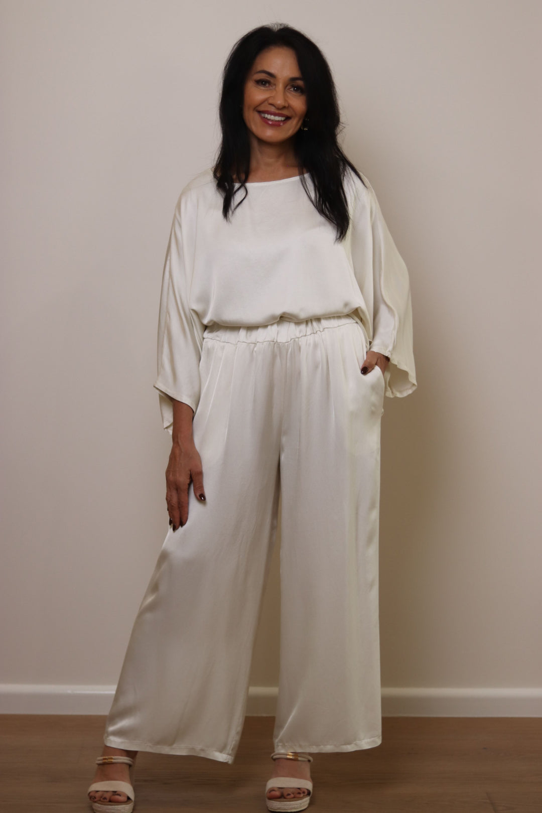 Karly Satin Blend Pants