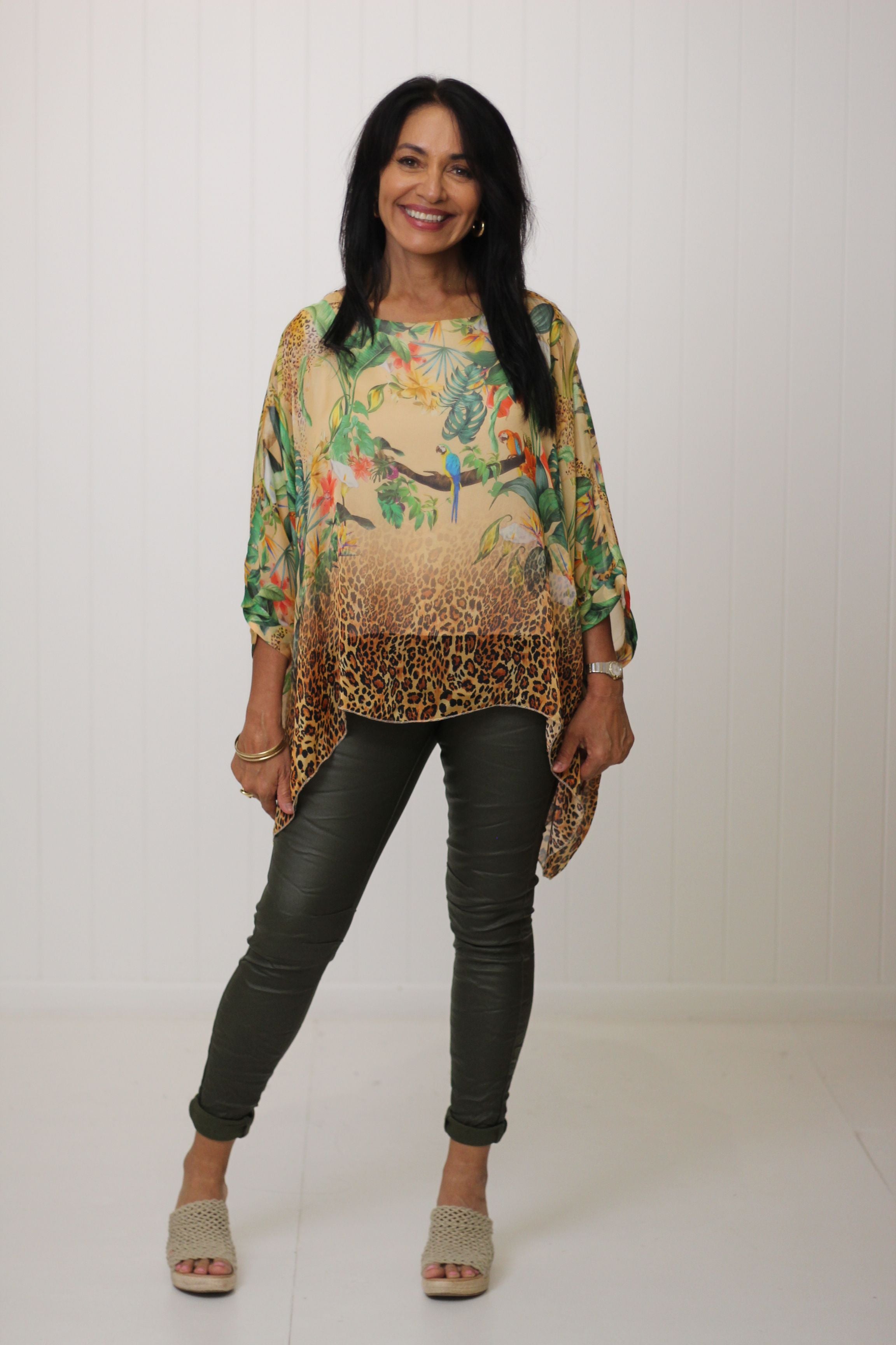 Jungle Silk Top