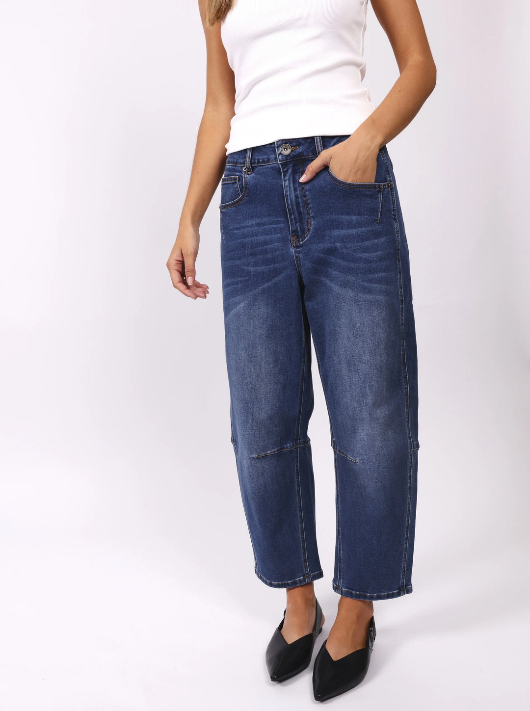 Toni Barrel Jeans