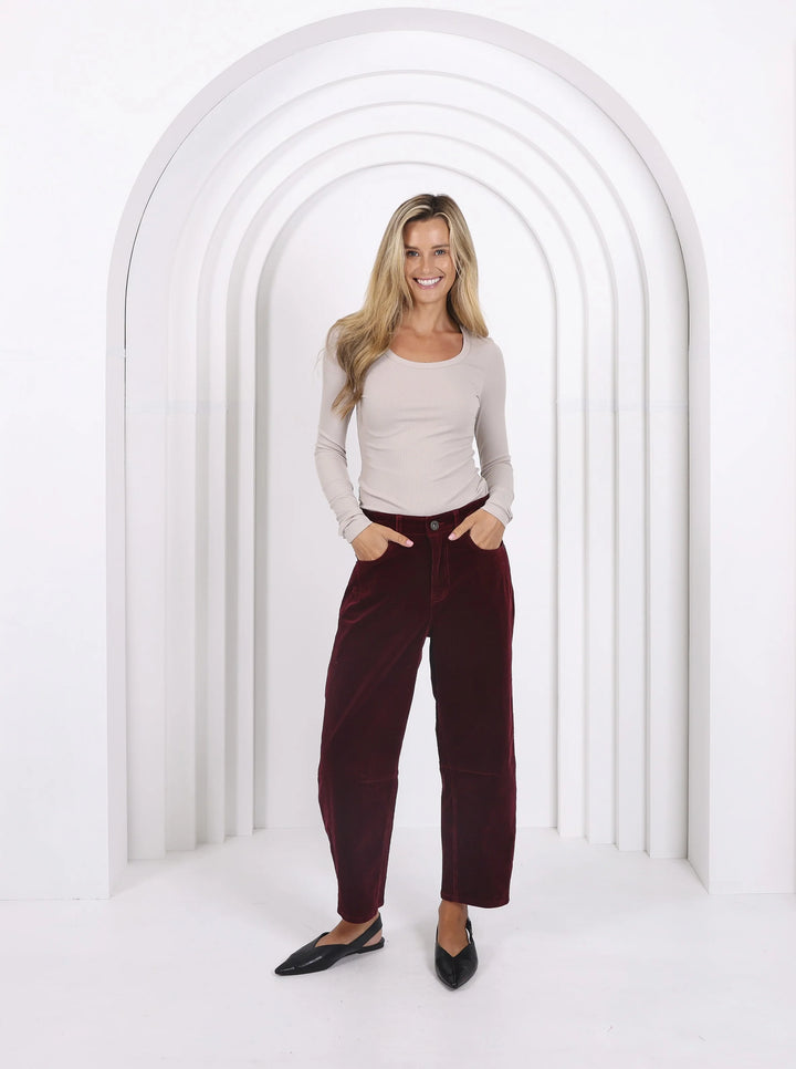 Toni Barrel Jeans Corduroy