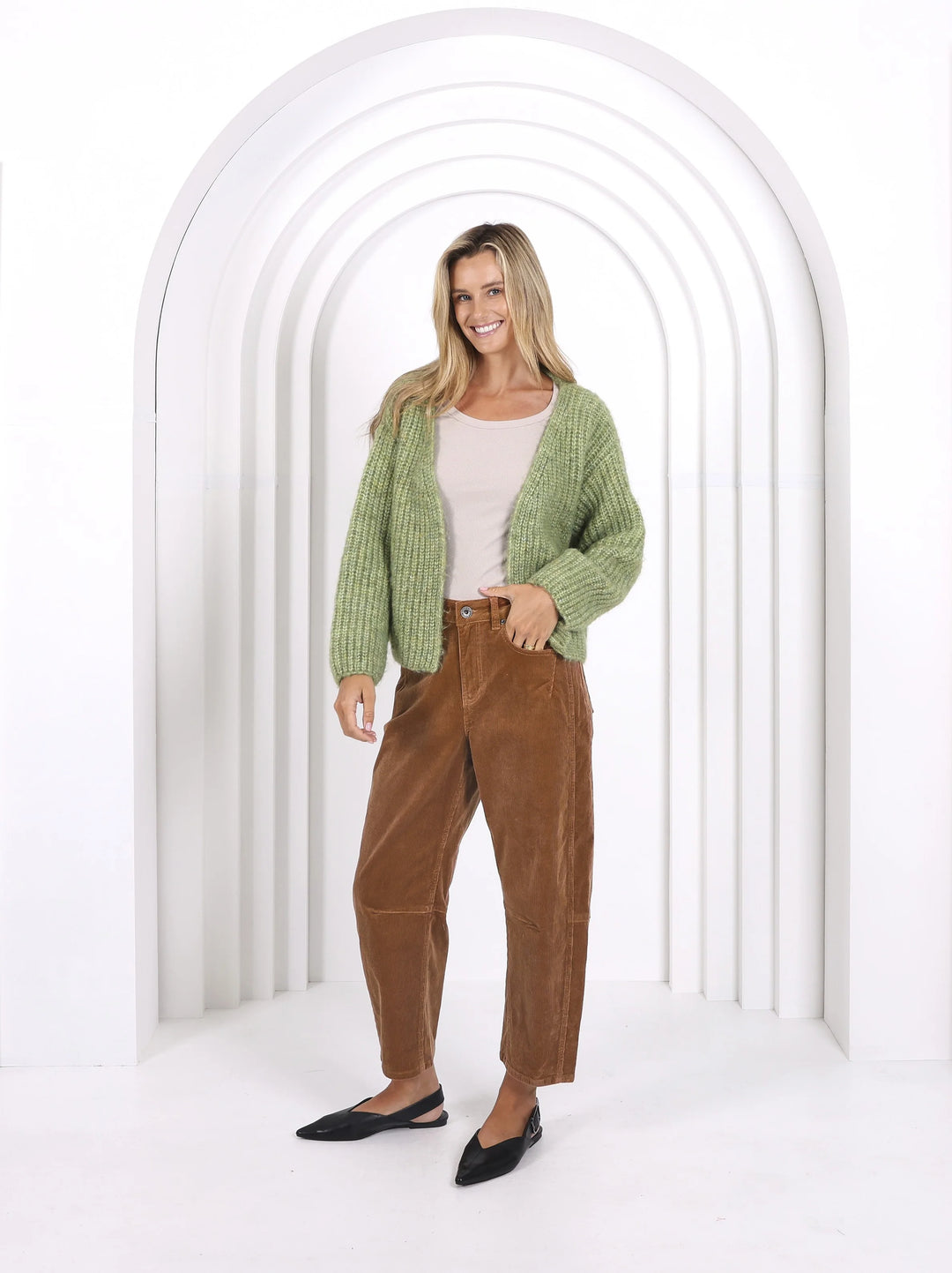 Toni Barrel Jeans Corduroy