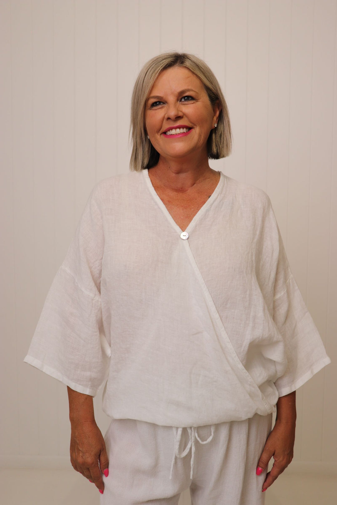 Daphne Linen Crossover