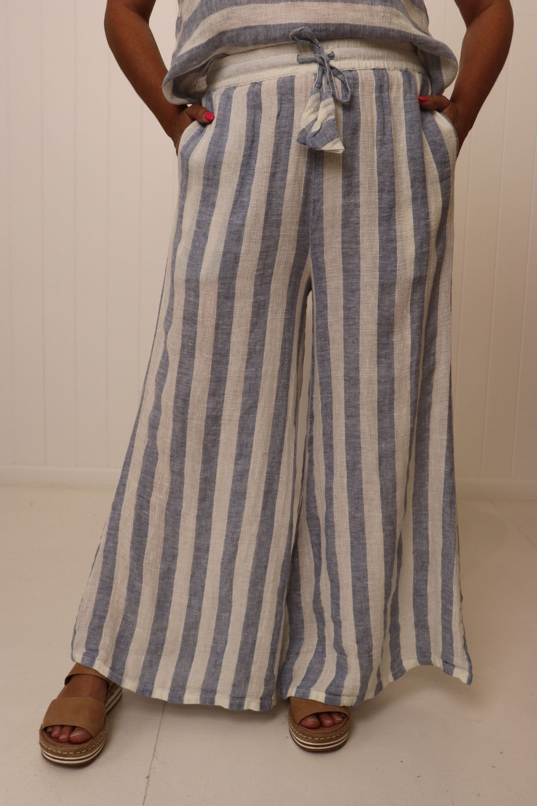 Alessa Woven Pants Stripe