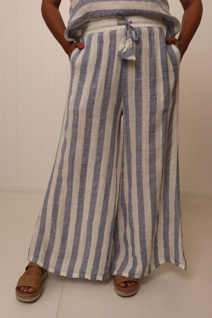 Alessa Woven Pants Stripe