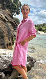 Isabel Dress Flamingo