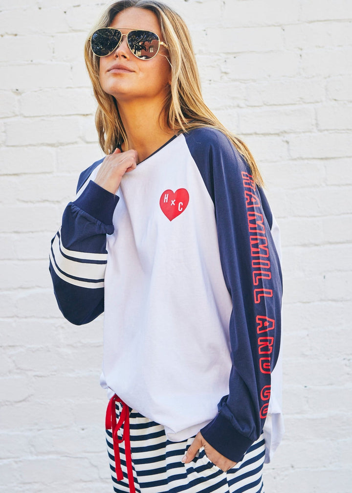 Retro Heart L/S Tee