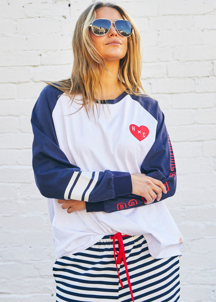 Retro Heart L/S Tee