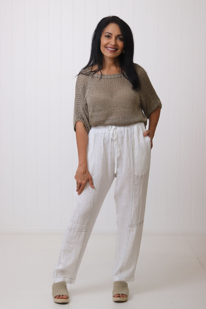 Kinsley Linen Pant w Pockets