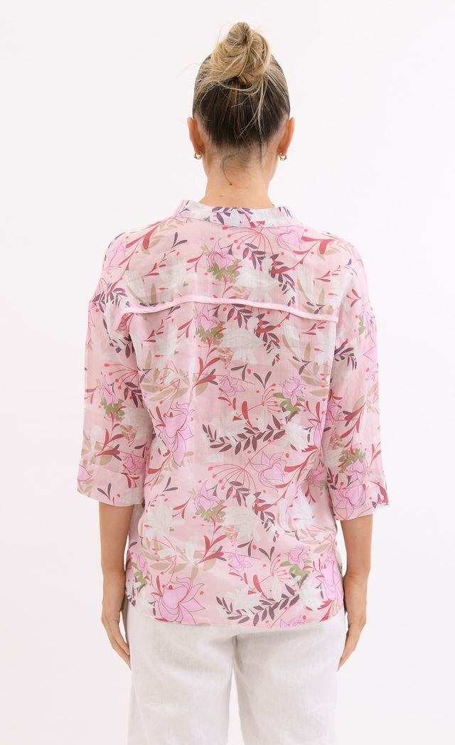 Lia Linen Floral Shirt