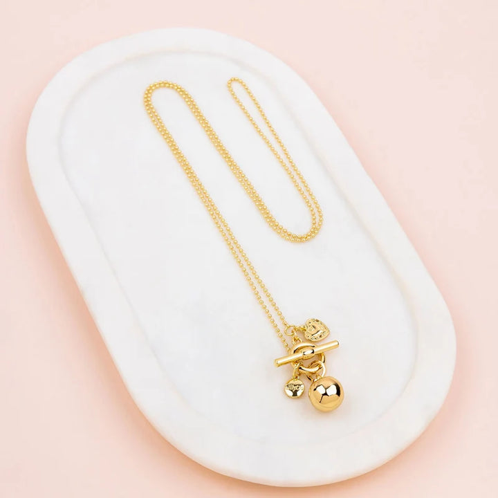 Ball Pendant Long Necklace
