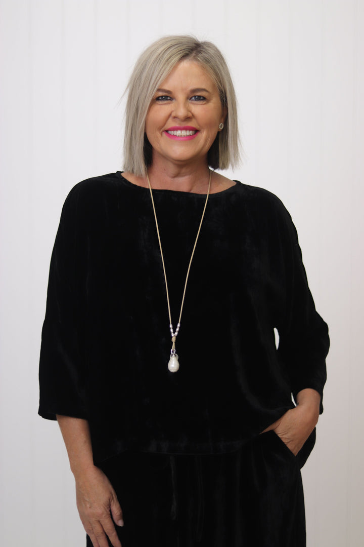 Vallerie Hinley Top Velvet