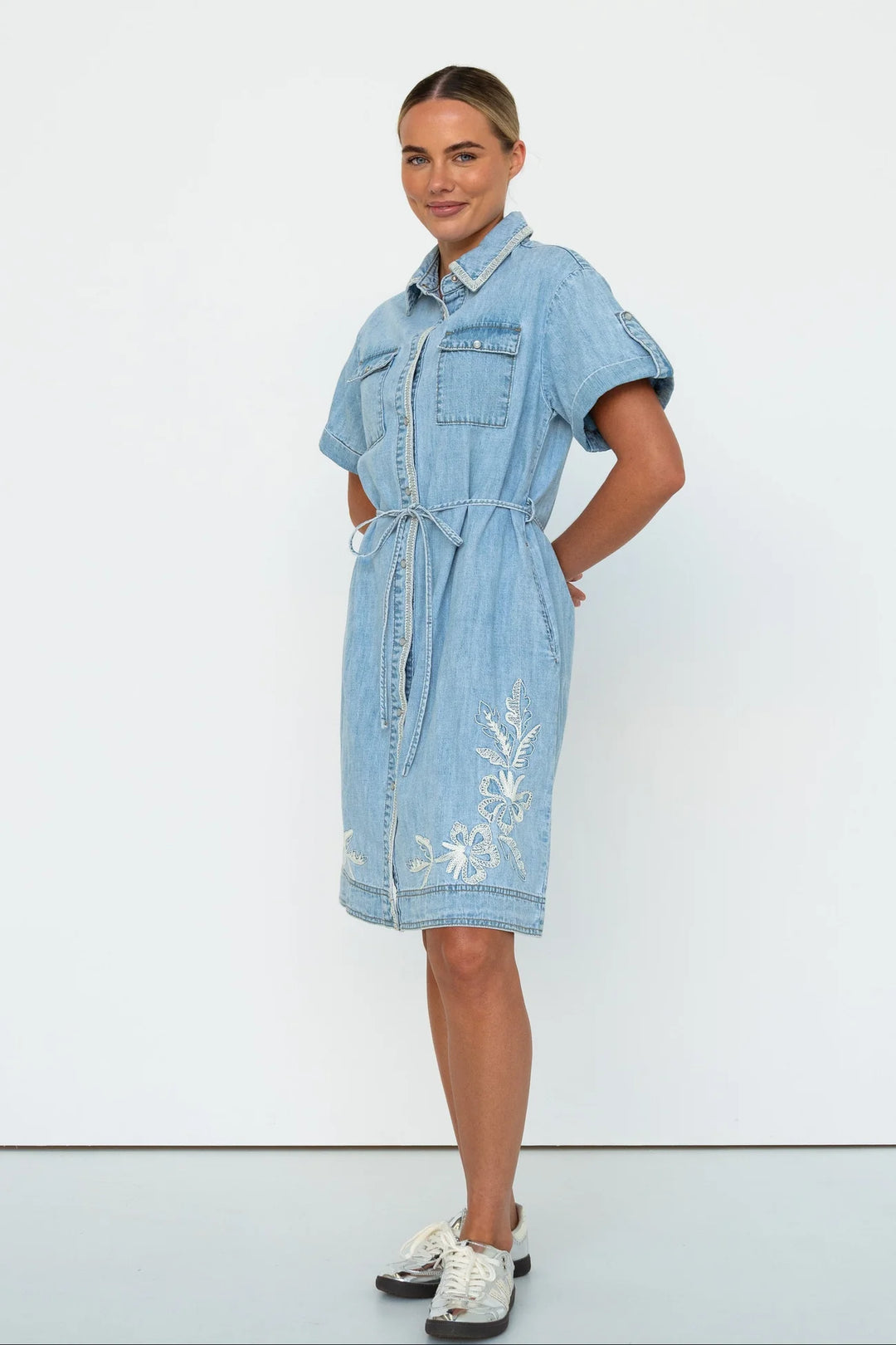 Simone Dress Embroidery