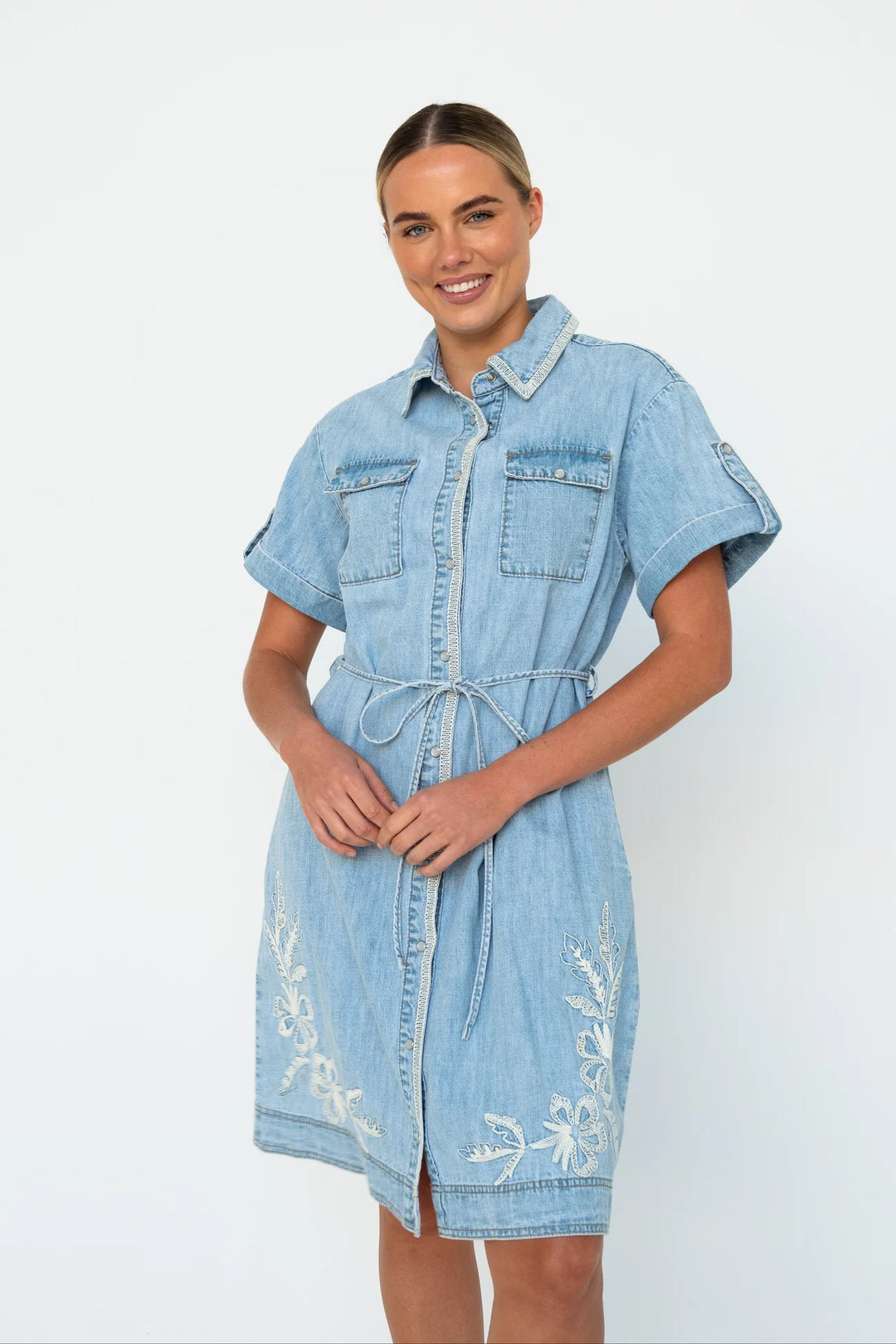 Simone Dress Embroidery