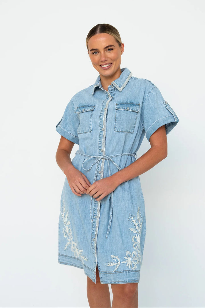 Simone Dress Embroidery