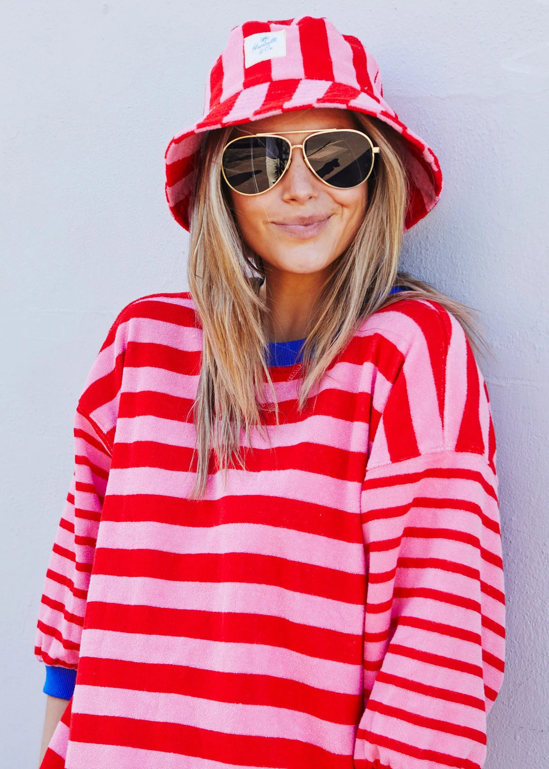 Stripe Bucket Hat