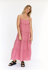 Elsa Maxi Thin Strap Cairo Pink