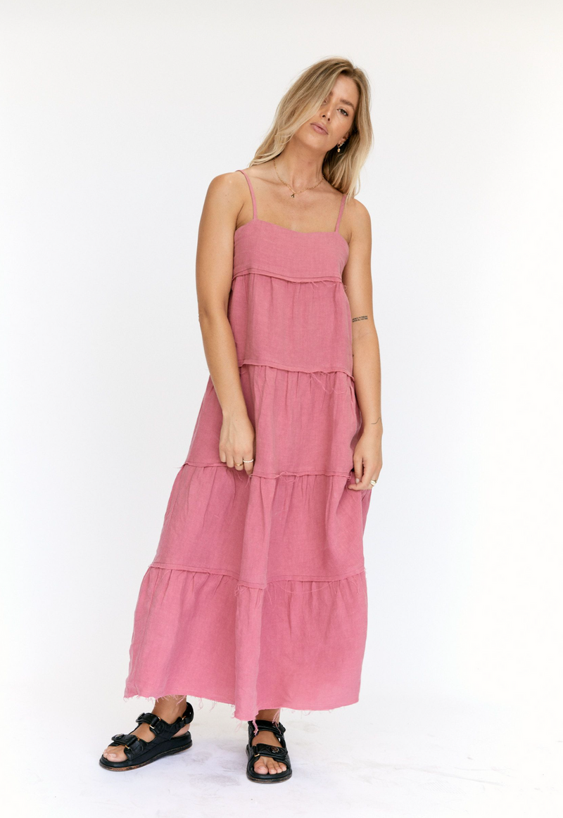 Elsa Maxi Thin Strap Cairo Pink