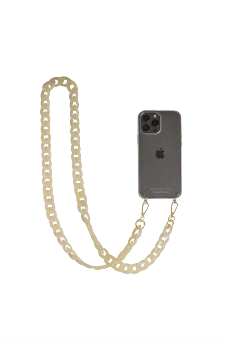 Phone Chain Resin Ivory