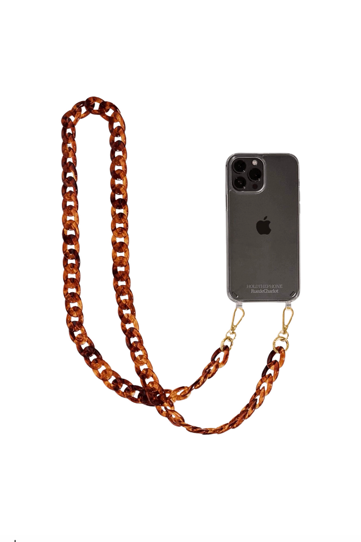 Phone Chain Resin Amber