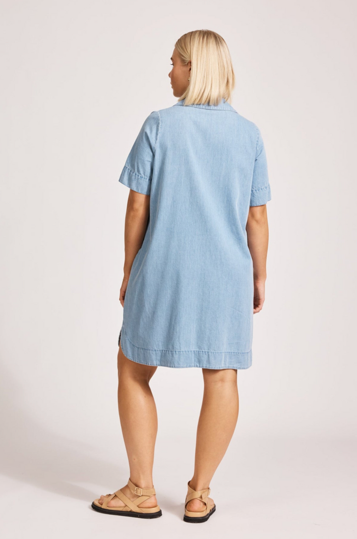 Melania Denim Shirt Dress