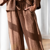 Fundamental Wide Leg Linen Pant