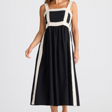 Jolie Dress Black W Natural