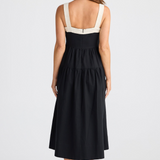 Jolie Dress Black W Natural