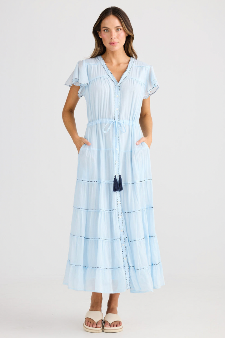 Delilah Dress Ice Blue