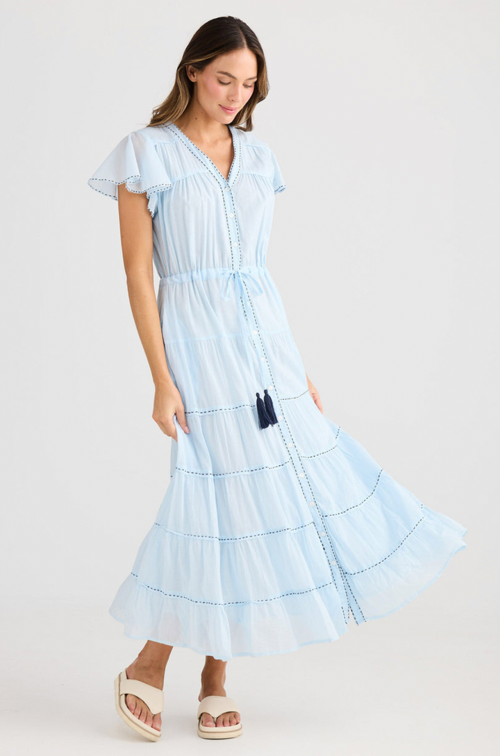 Delilah Dress Ice Blue