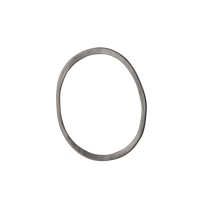 Rose Bangle Gun Metal Black