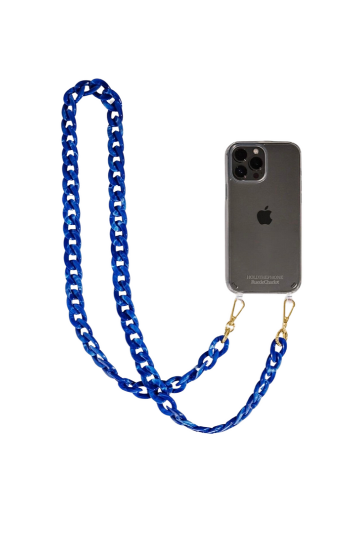 Phone Chain Resin Lapis