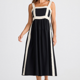 Jolie Dress Black W Natural