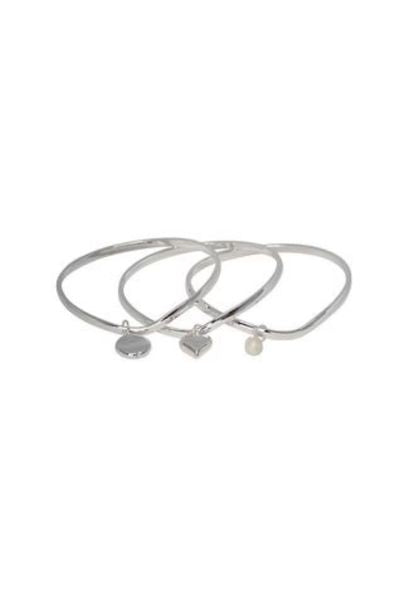Trio Charm Bangle