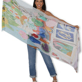 Small Scarf Flower Beauty