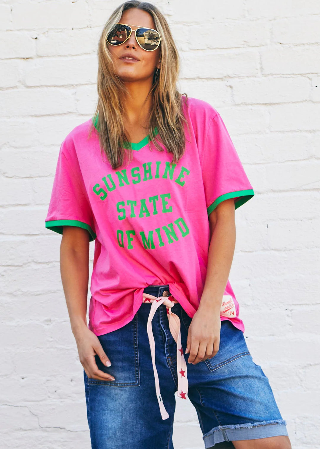 Sunshine State Of Mind Ringer Tee