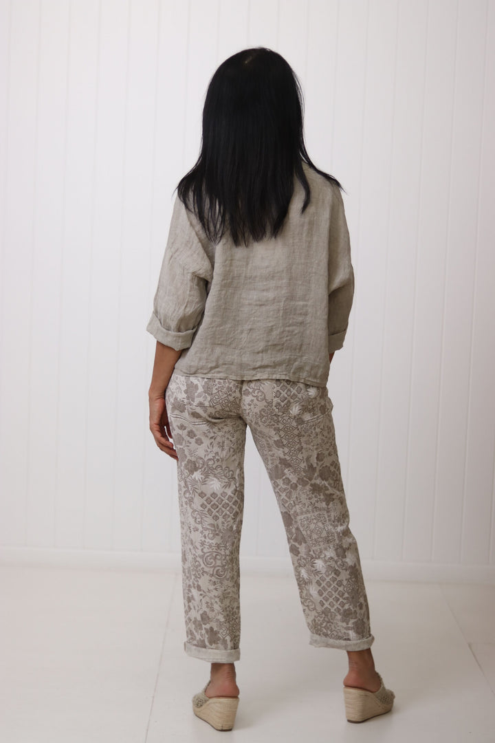 Sarah Round Neck Top