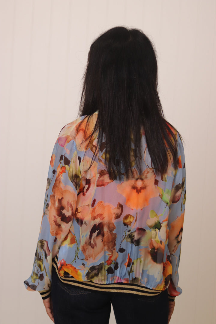 Pansy Silk Bomber