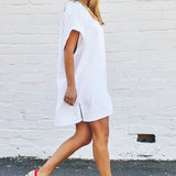 Towelling Beach Cover Up