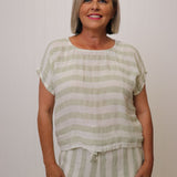 Carina Box Top Stripe