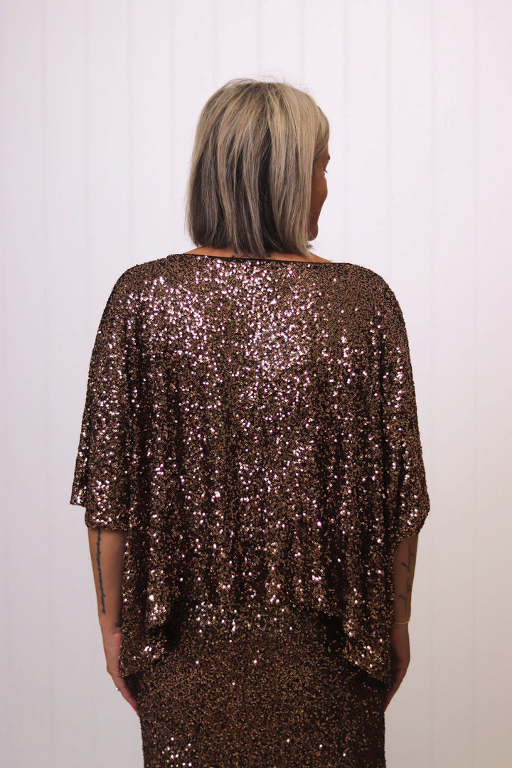 Kaylene Sequin Top
