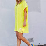 Towelling Beach Cover Up