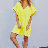 Towelling Beach Cover Up