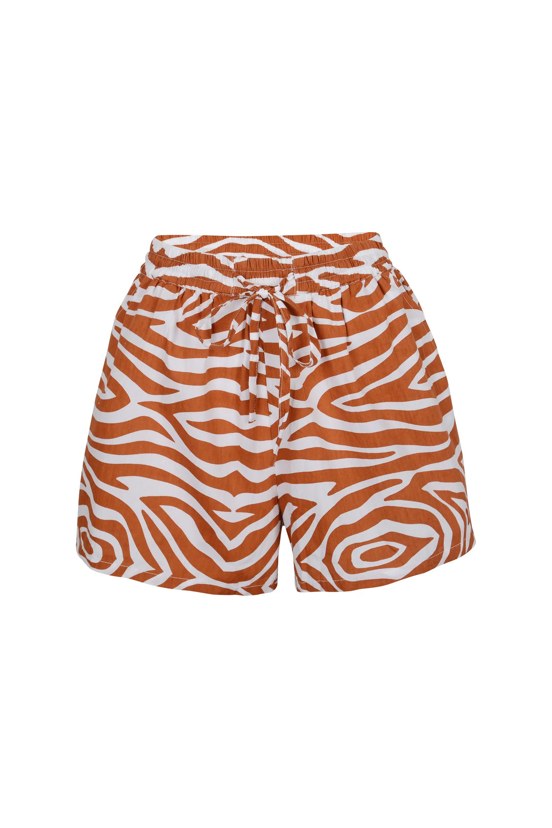 Zebra Linen Shorts