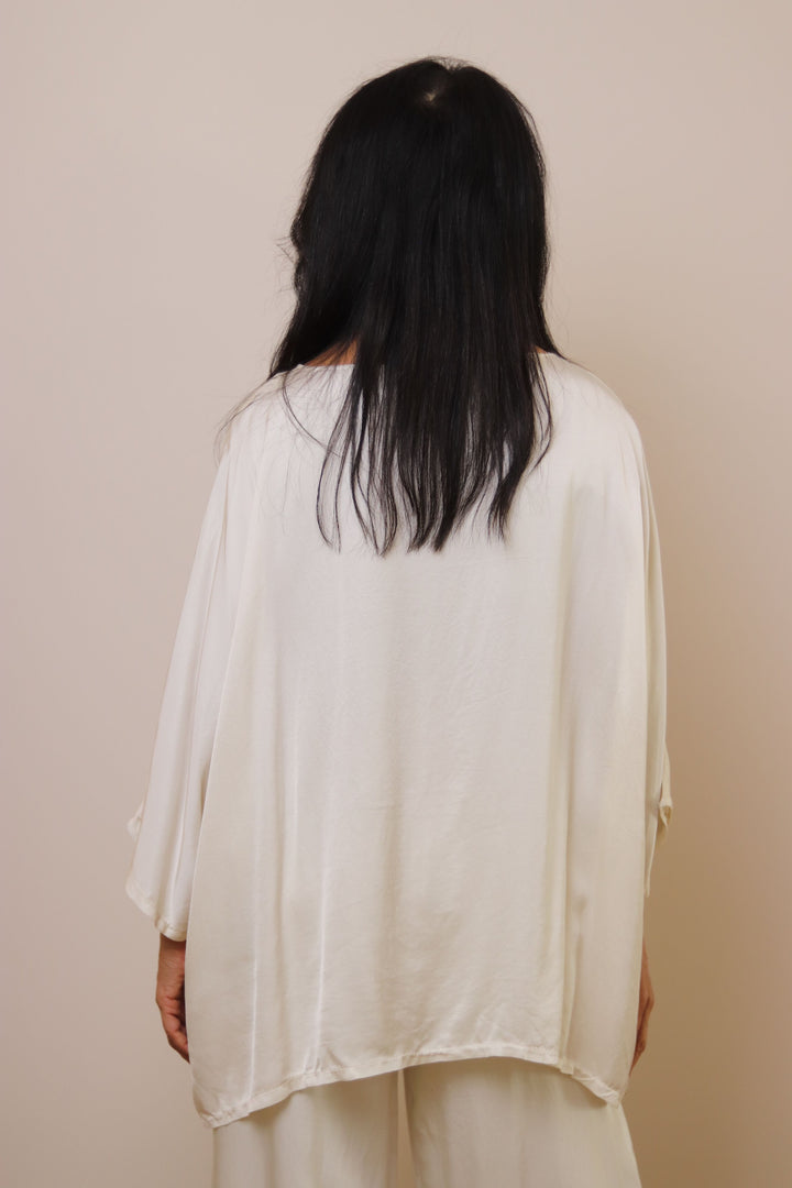 Riley Satin Blend Top