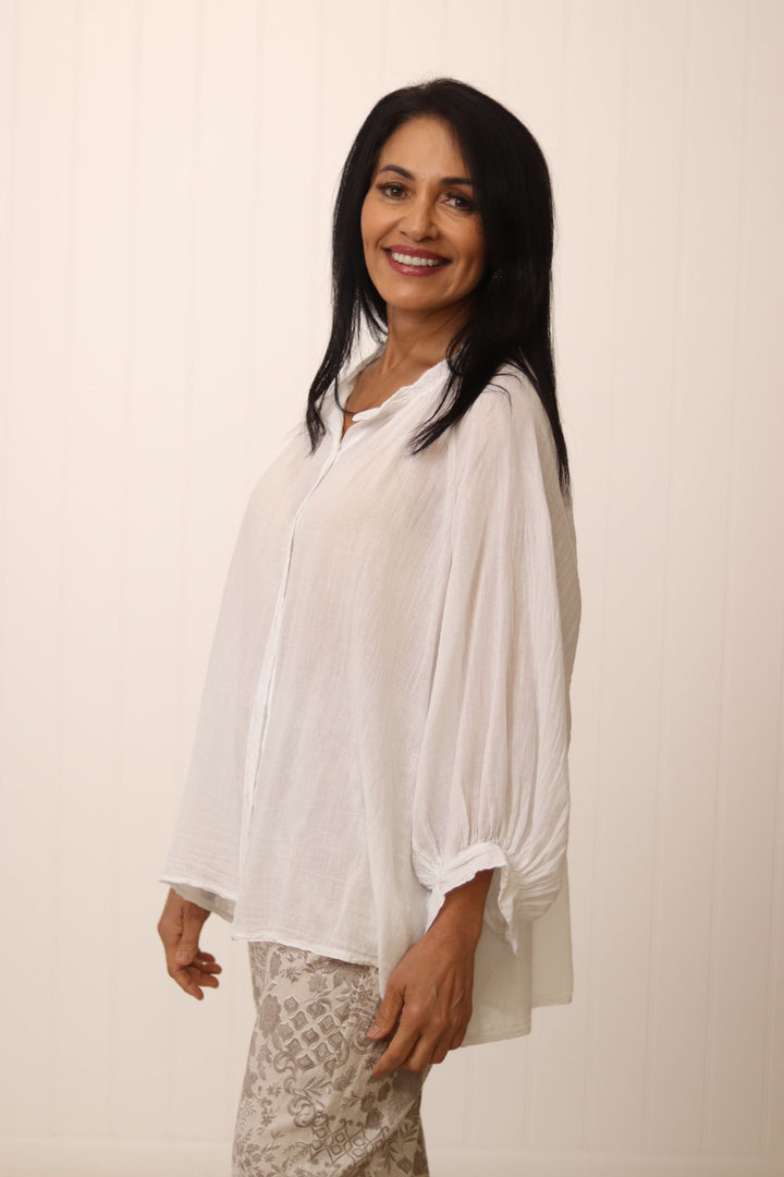 Laura Cotton Detail Top