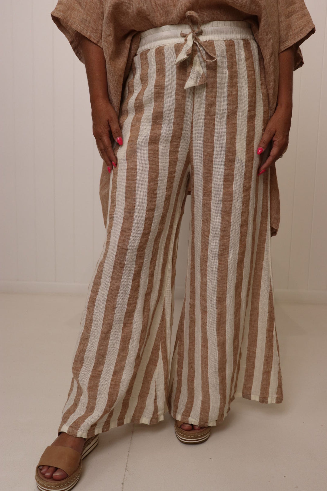 Alessa Woven Pants Stripe