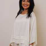 Riley Satin Blend Top